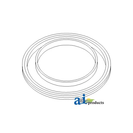 A & I Products Seal, Rear Axle Shaft 6" x6" x1" A-AT20703